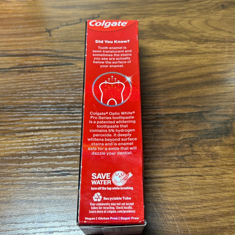 Colgate Optic White & Pro Series Toothpaste and Toothbrush Set - Picture 5 of 15